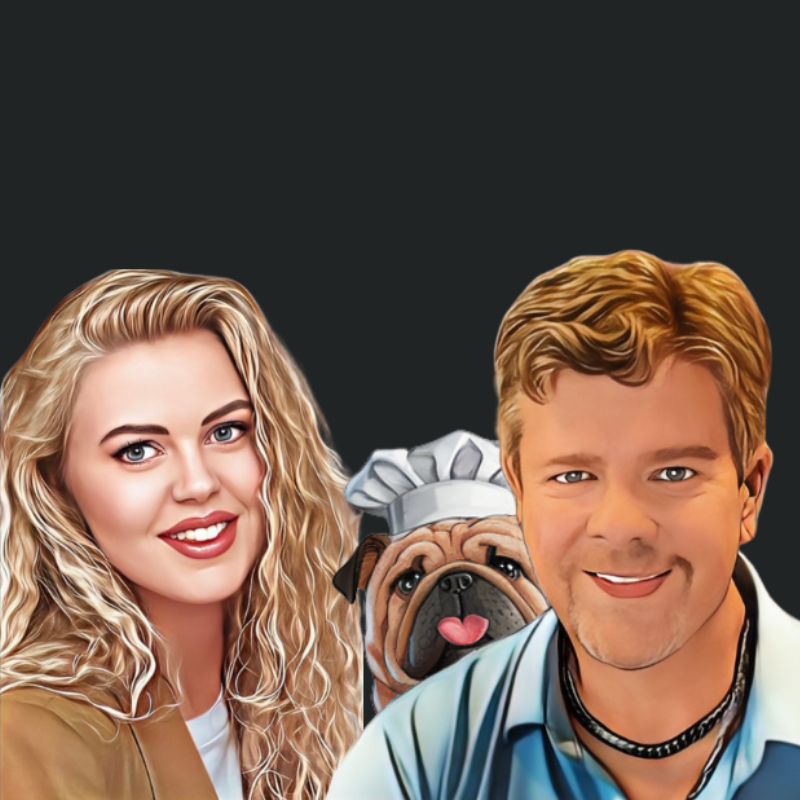 Photo of two people smiling, showcasing happiness and connection.