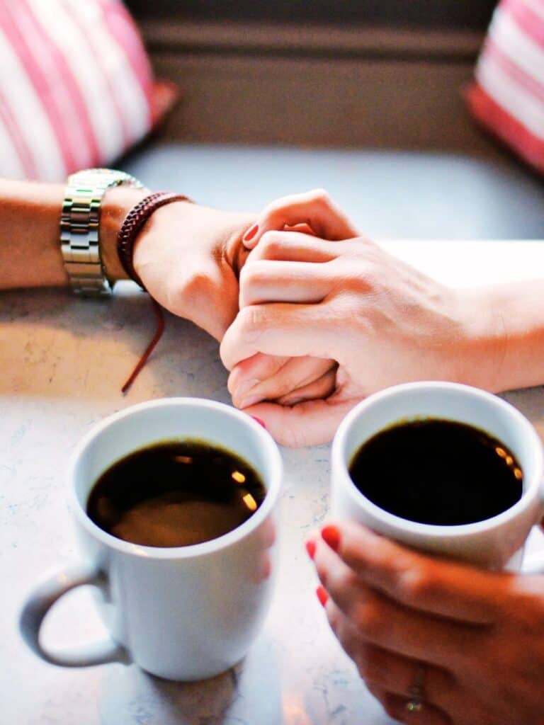 Scott’s Healing Journey Part 3 — quiet morning encouragement with hands holding coffee during early healing